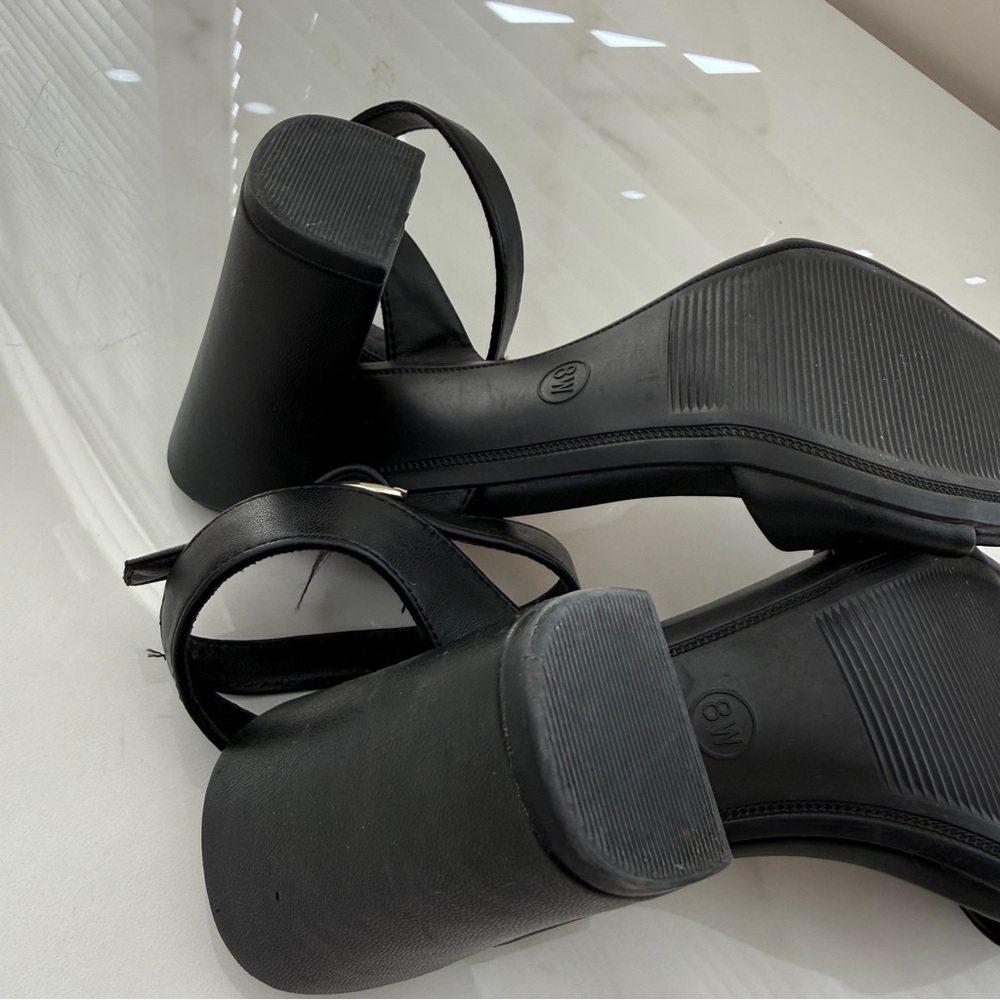 A New Day Black Women's Ankle Strap Heel - Picture 9 of 10